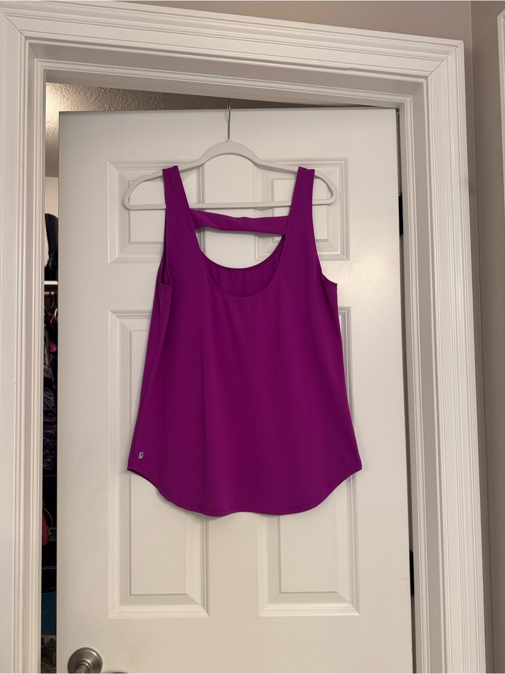 Fabletics Purple Open-Back Tank Top - Picture 5 of 5